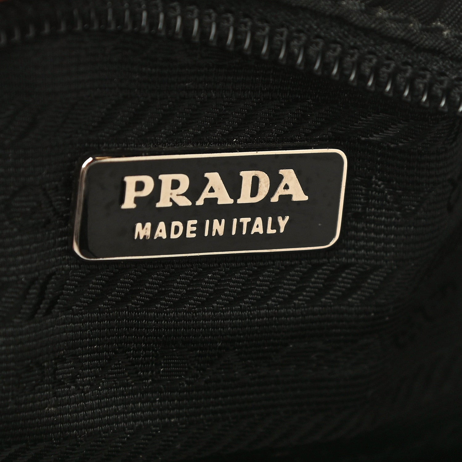 Prada Tessuto Nylon Cosmetic Pouch Black 6 of 11