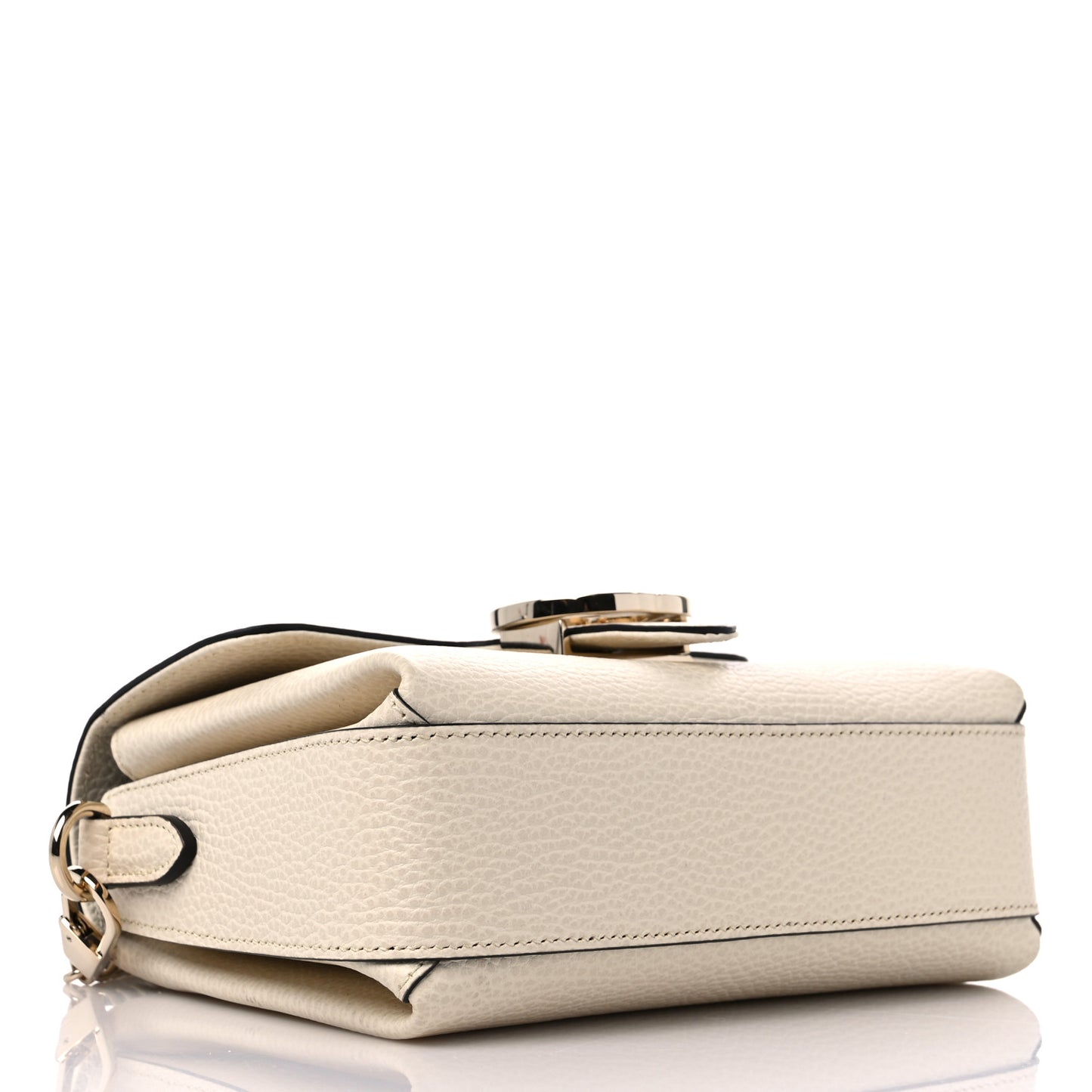 Dollar Calfskin Interlocking G Crossbody Bag Ivoire