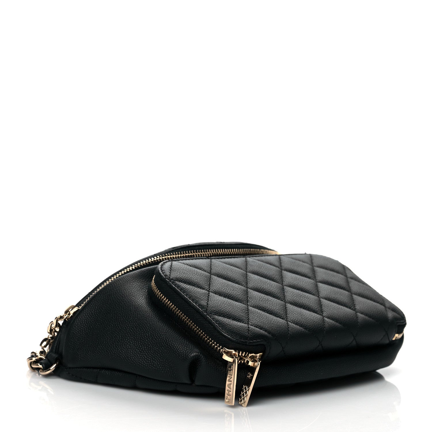 Chanel Caviar Quilted Business Affinity Waist Belt Bag Black 4 of 10