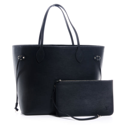 Louis Vuitton Epi Neverfull MM Black 4 of 9