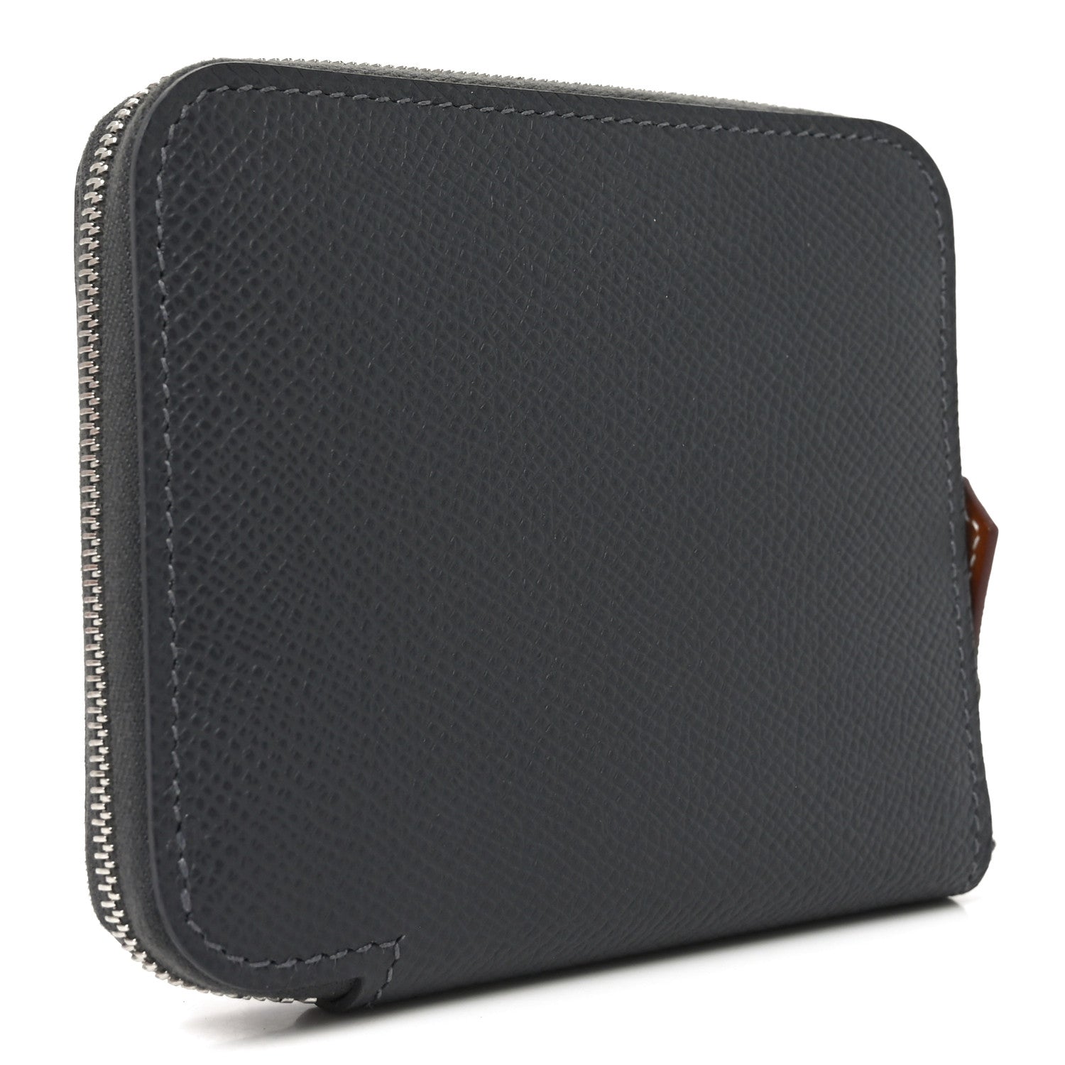 Hermes Epsom Silk'In Compact Wallet Ardoise Brume 3 of 8
