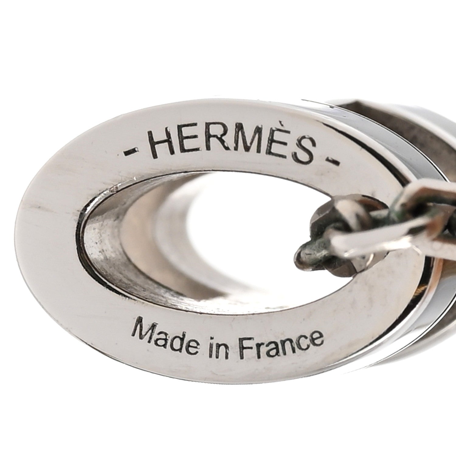 Hermes Lacquered Palladium Mini Pop H Pendant Necklace Black 6 of 9