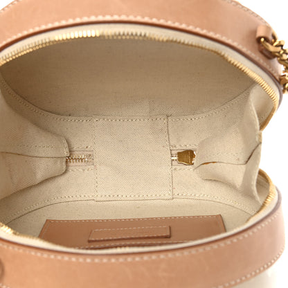 Saint Laurent Raffia Calfskin Small Mica Bag Natural Brown Gold 5 of 15
