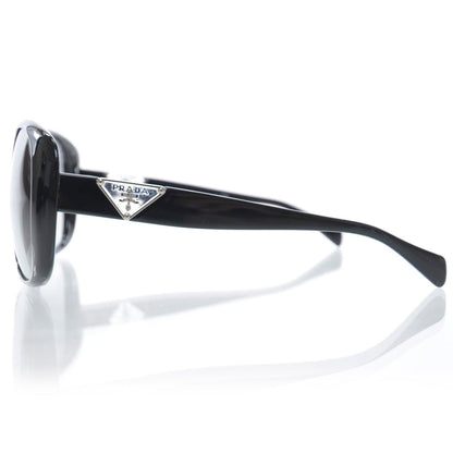 Prada Logo Sunglasses SPR 15O Black 4 of 8