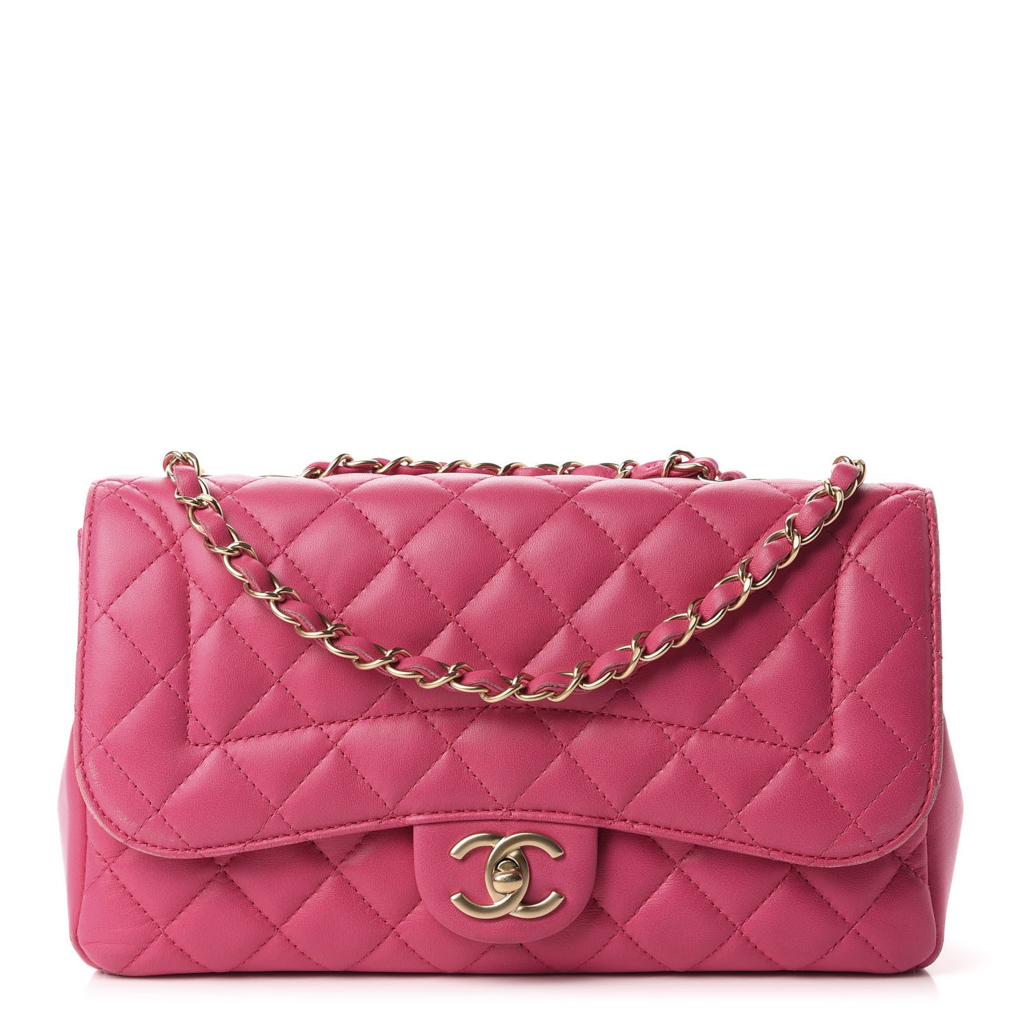 Chanel Lambskin Quilted Medium Mademoiselle Chic Flap Pink 1 of 19