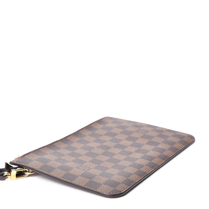 Louis Vuitton Damier Ebene Neverfull MM GM Pochette Rose Ballerine 3 of 9