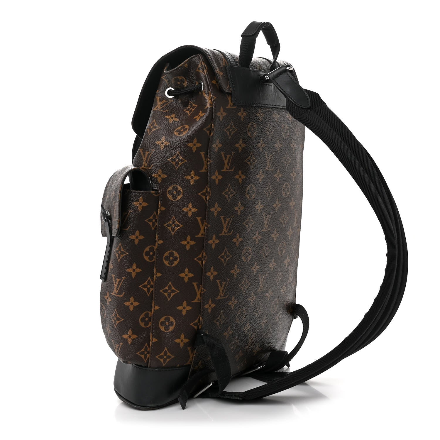 Louis Vuitton Monogram Macassar Christopher MM Backpack 3 of 12