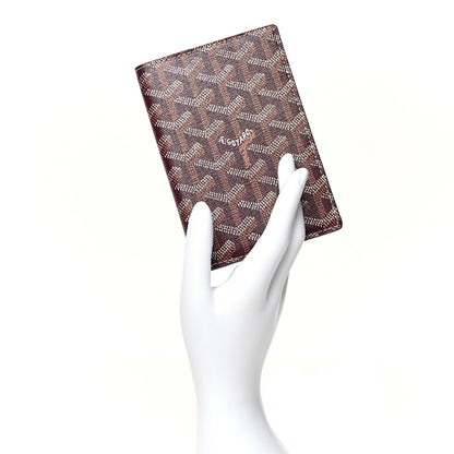 Goyard Goyardine Passport Wallet Burgundy 3 of 14
