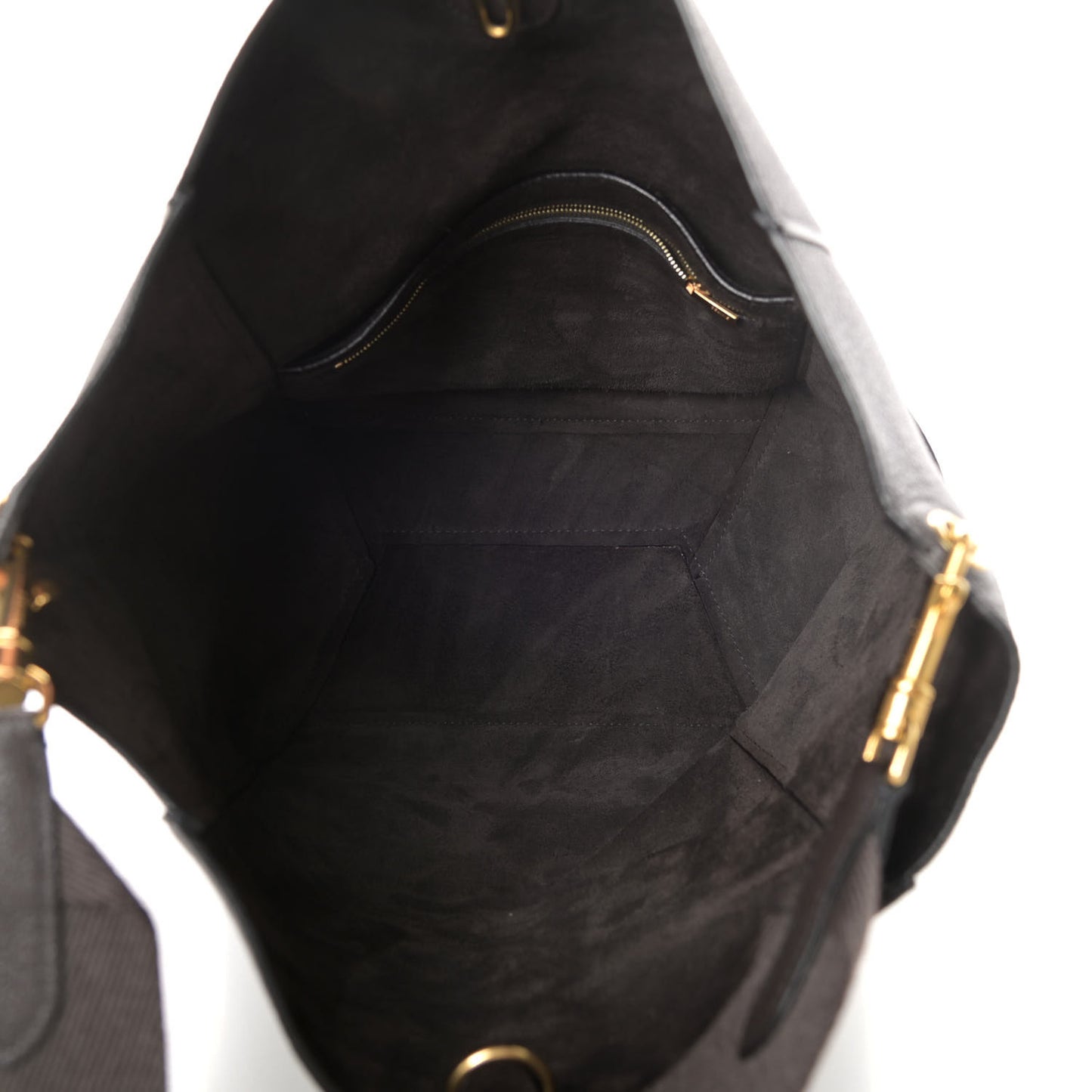 Soft Grained Calfskin Sangle Bucket Bag Ecorce