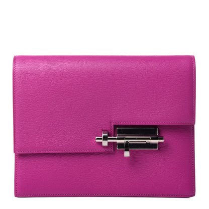 Hermes Chevre Mysore Verrou Clutch Magnolia 1 of 11