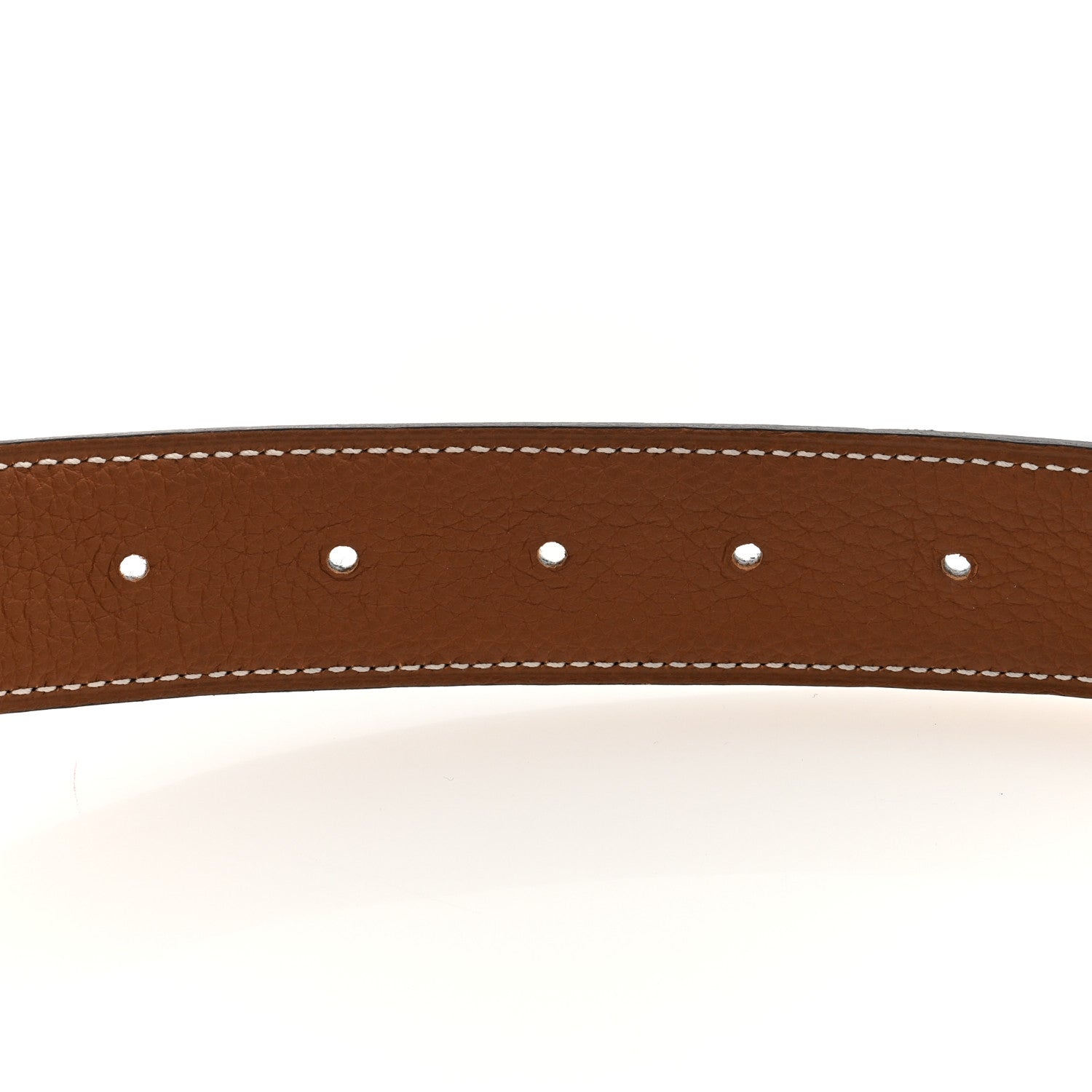 Hermes Box Togo 32mm H Belt 80 Black Gold 4 of 5