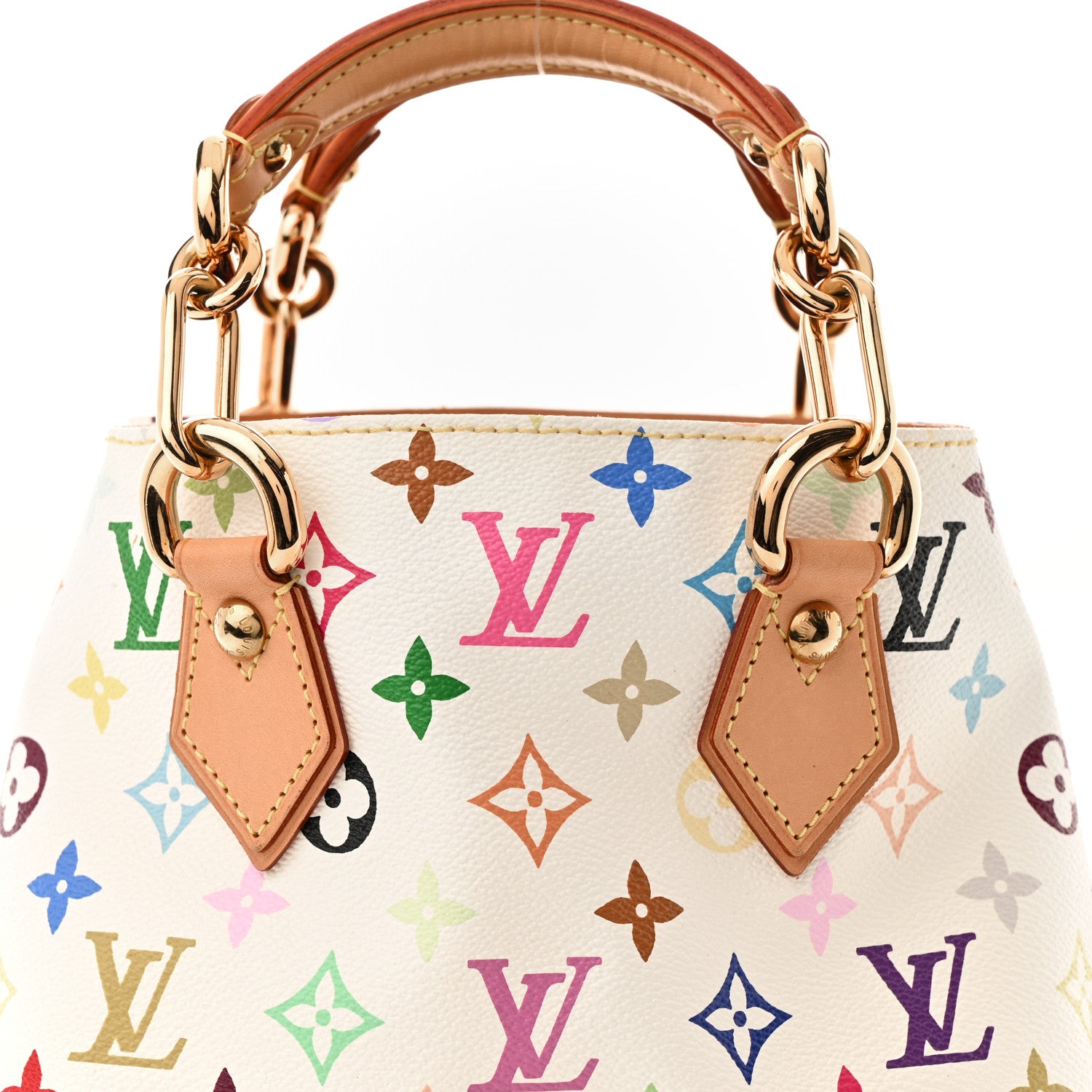 Louis Vuitton Monogram Multicolor Audra White 7 of 10