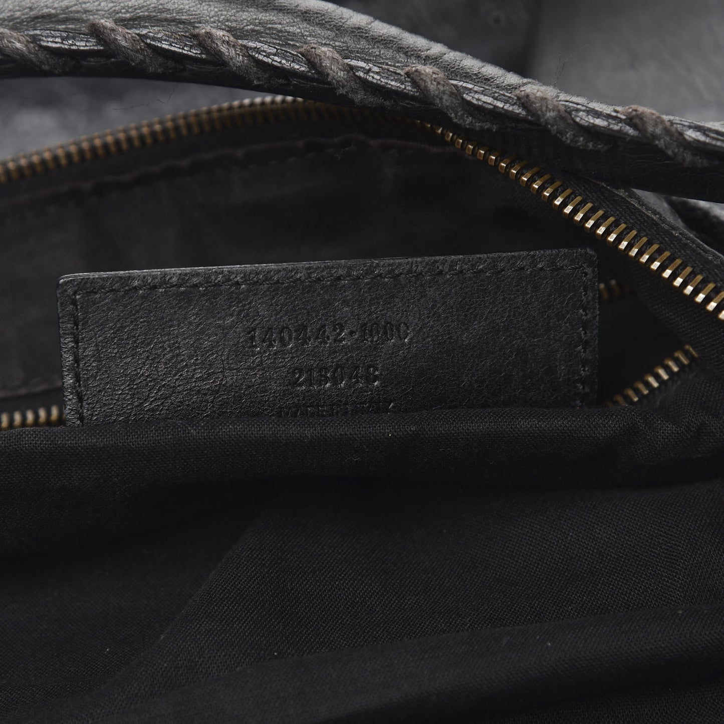 Agneau Classic Hardware Day Hobo Black