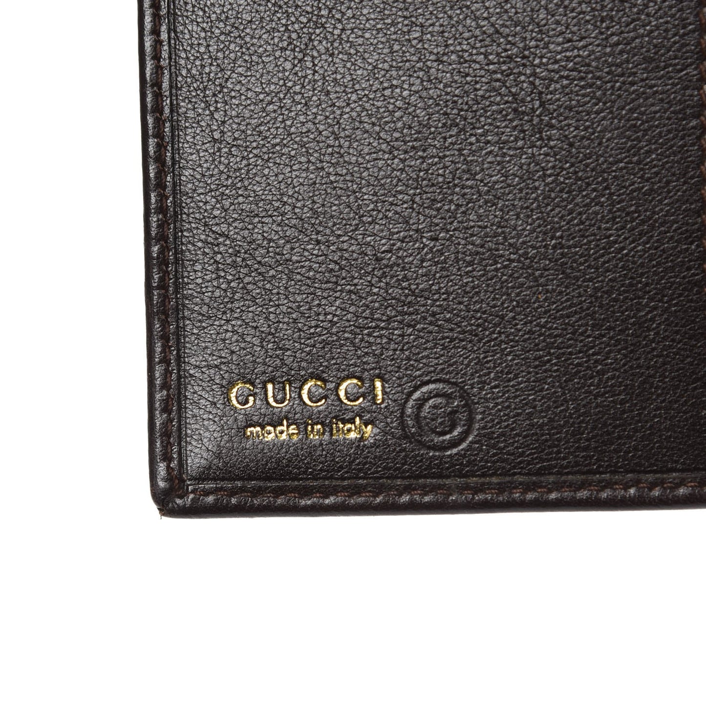 Calfskin Bamboo Continental Wallet Brown
