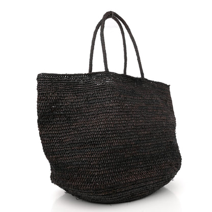 The Row Raffia Oregon Bag Black 4 of 14
