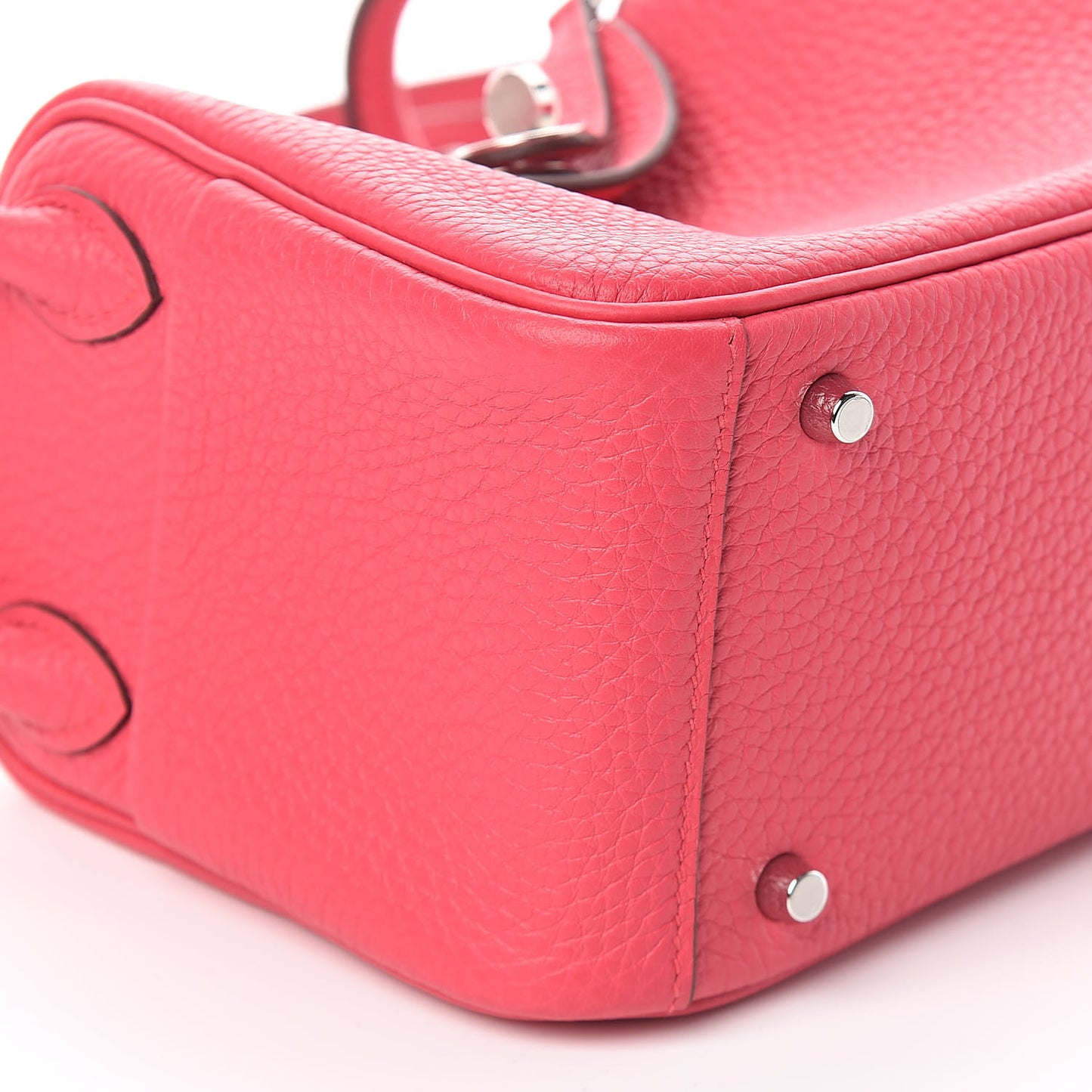 Taurillon Clemence Mini Lindy 20 Rose Extreme