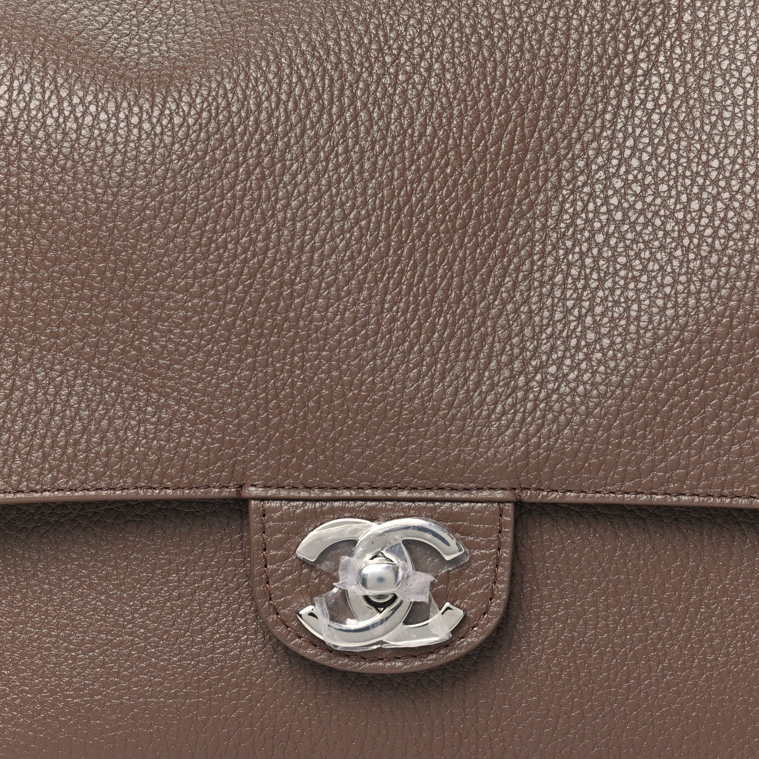 Chanel Grained Calfskin Small Souplissimo Maxi Flap Light Brown 7 of 10