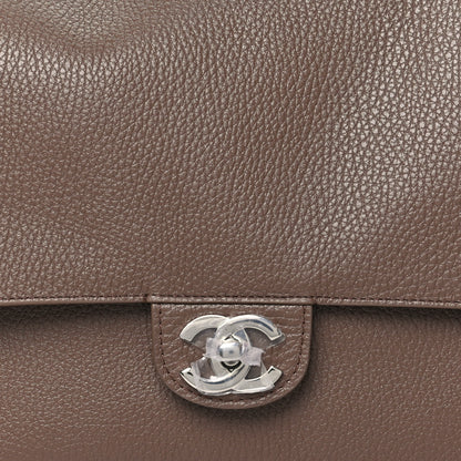 Chanel Grained Calfskin Small Souplissimo Maxi Flap Light Brown 7 of 10