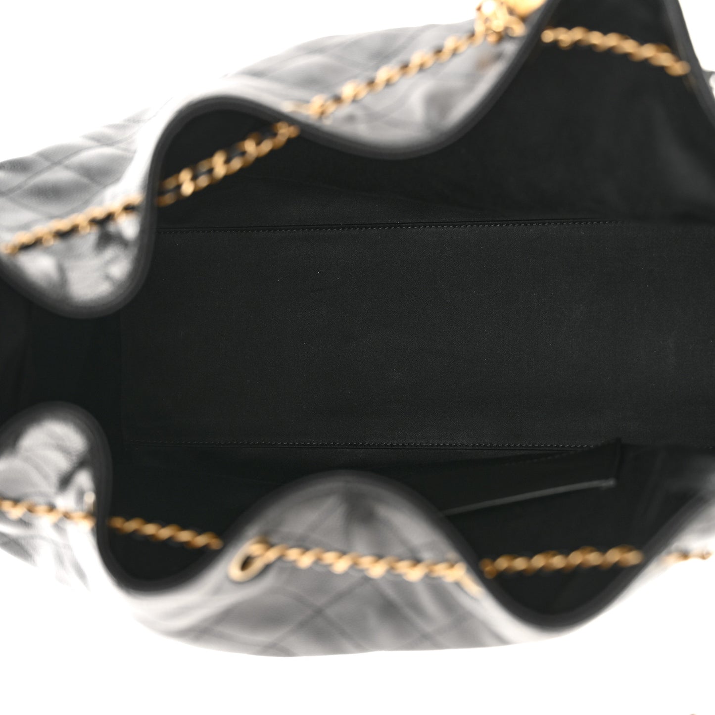 Caviar Quilted Large Chanel 25 Handbag Black