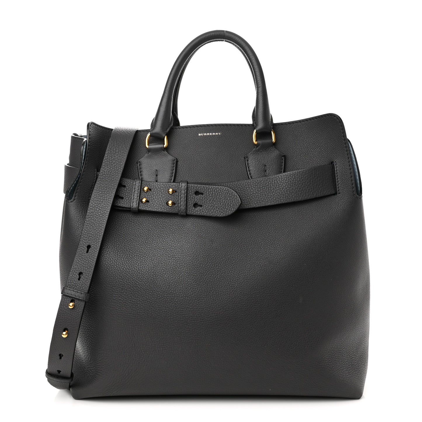 Marais Calfskin Large Belt Bag Charcoal Grey