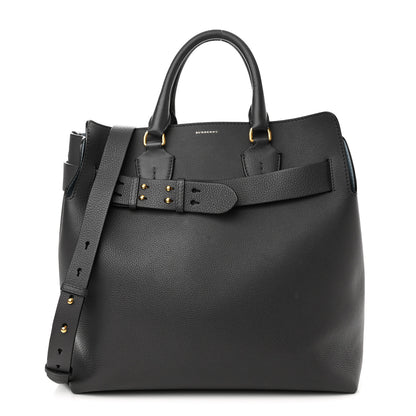 Burberry Marais Calfskin Large Belt Bag Charcoal Grey 1 of 14