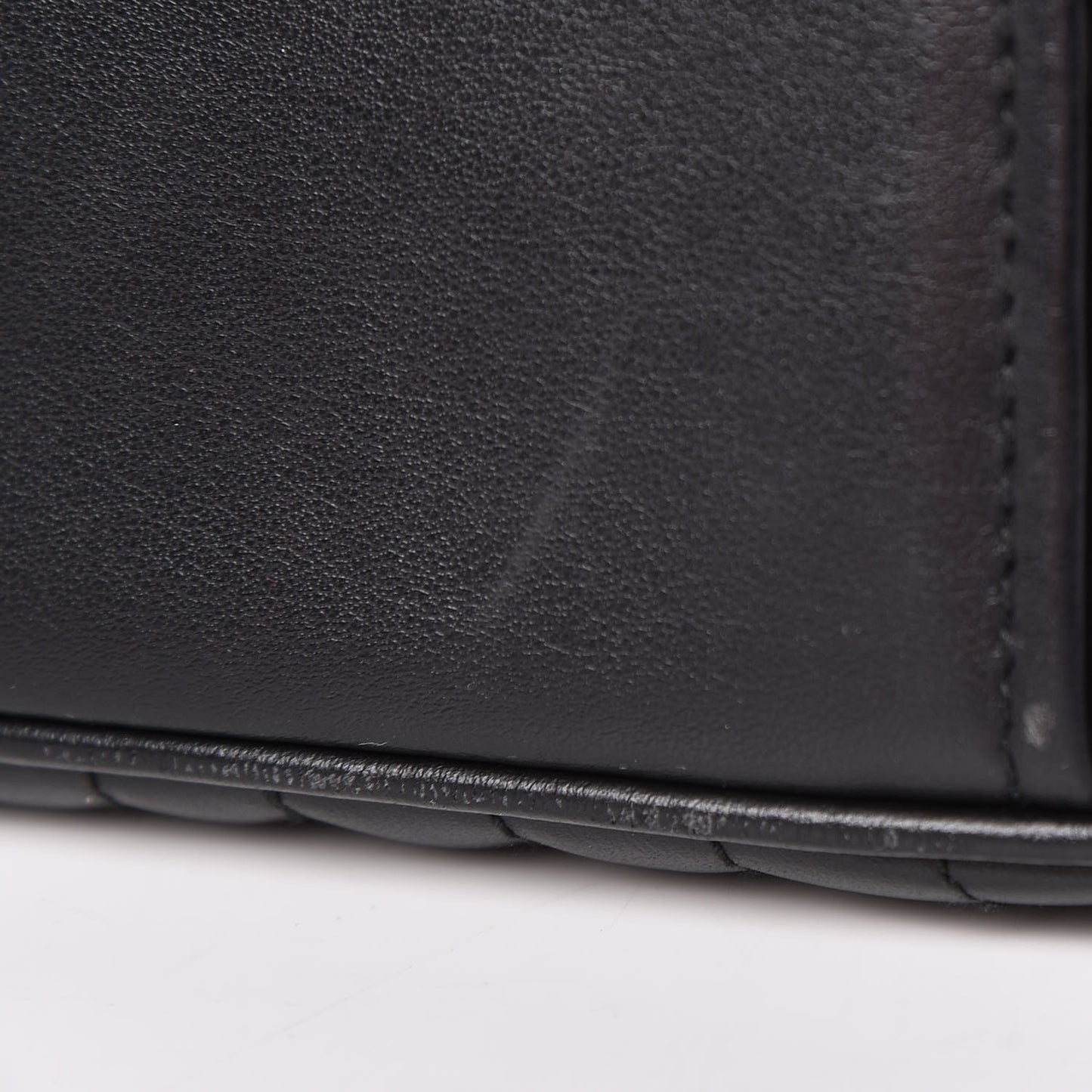 Soft Calfskin Diagramme Crossbody Bag Black