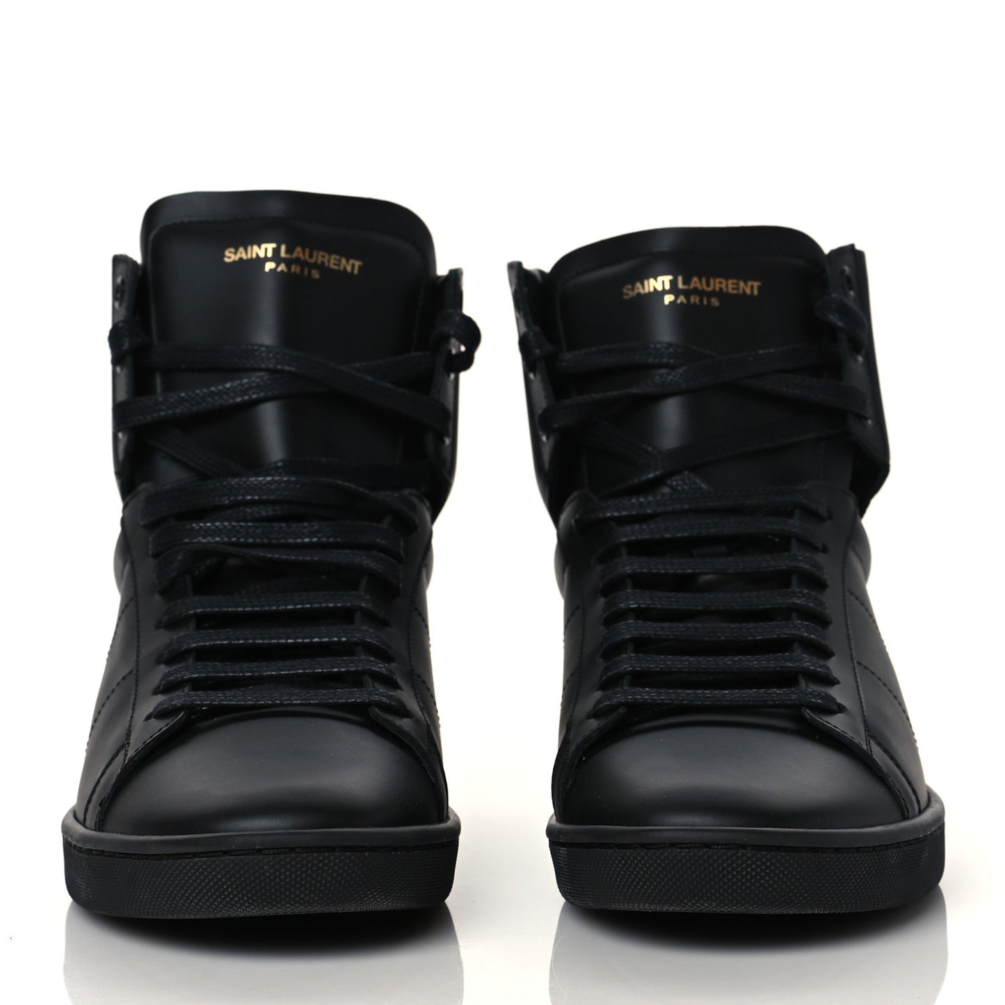 Calfskin Mens Court Classic SL/01H High Top Sneakers 39 Black