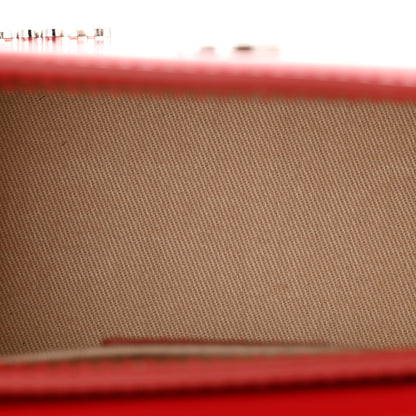 Jacquemus Glazed Calfskin Le Chiquito Boucle Moyen Red 5 of 11