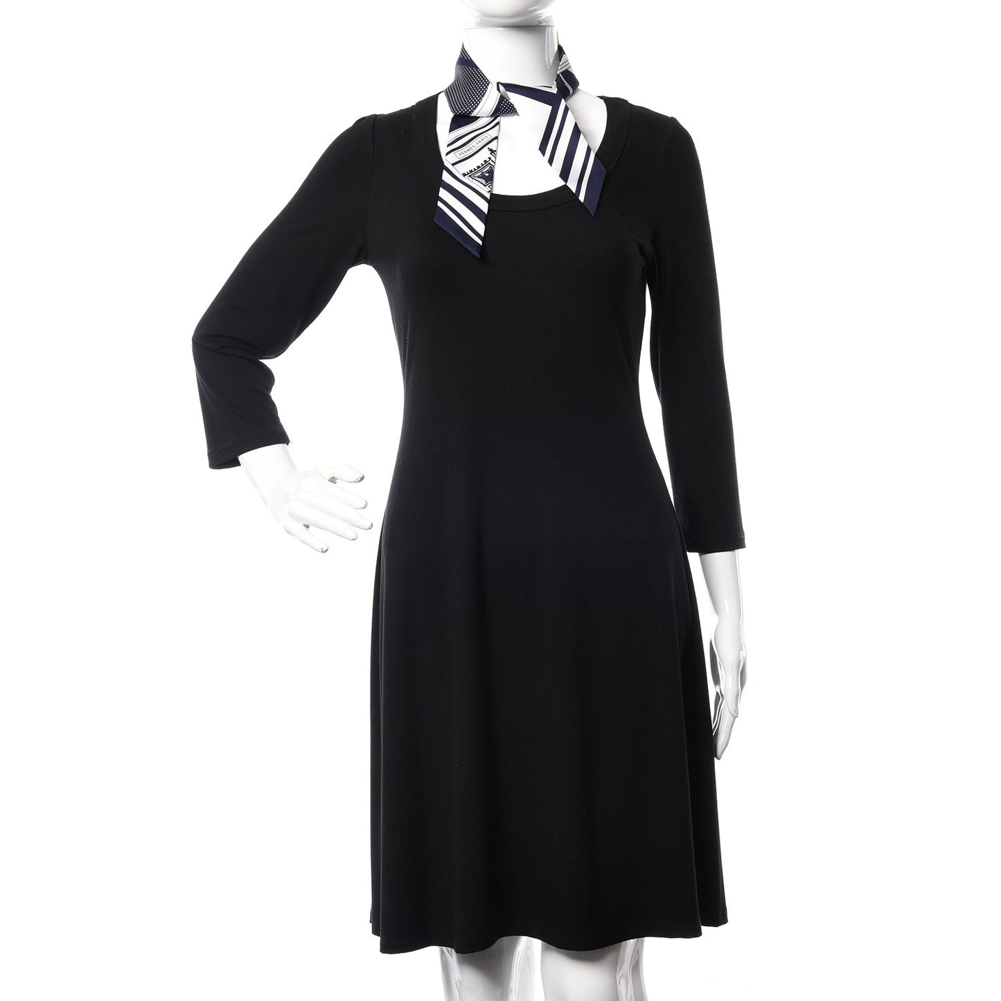 Silk Washington's Carriage Detail Twilly Marine White