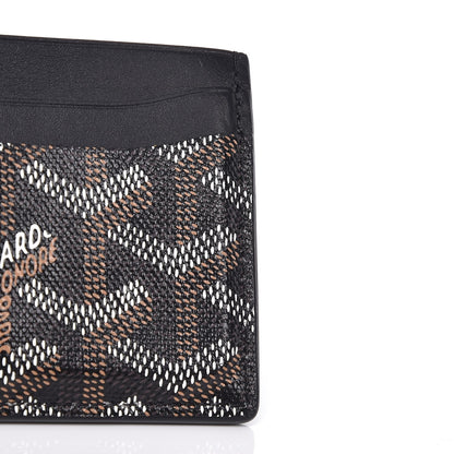 Goyard Goyardine Saint Sulpice Card Holder Black 10 of 10
