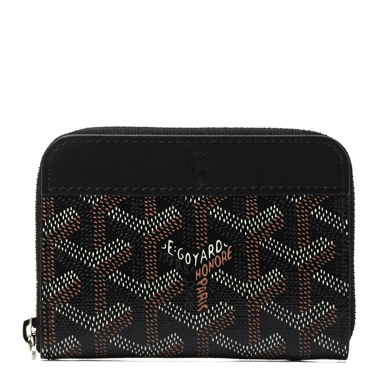 Goyard Goyardine Matignon PM Wallet Black 1 of 3
