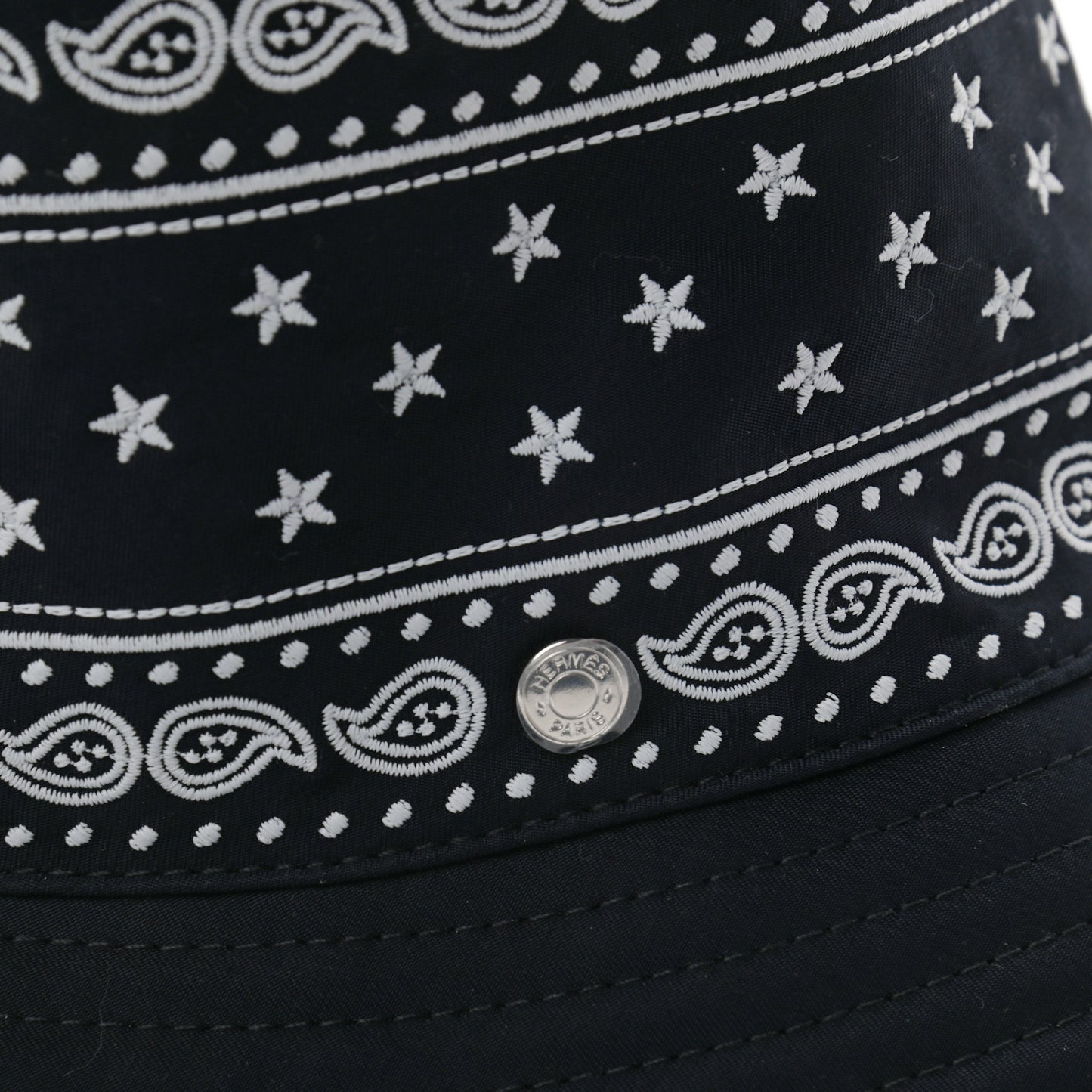 Technical Gabardine Balade Bandana Bucket Hat 57 Marine