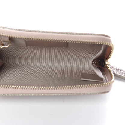 Chanel Iridescent Caviar Quilted Key Holder Case Light Gold 5 of 8