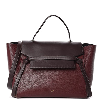 Celine Goatskin Smooth Calfskin Mini Belt Bag Burgundy 1 of 23