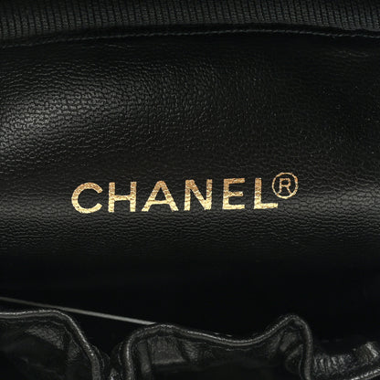Chanel Lambskin Vanity Cosmetic Bag Black 6 of 7
