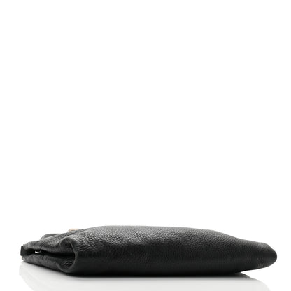 Prada Vitello Daino Zippered Crossbody Bag Black 3 of 9