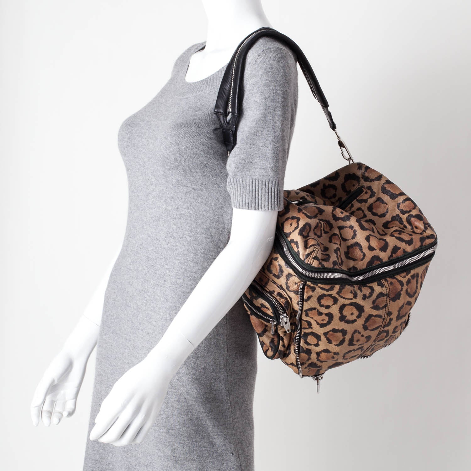 Alexander Wang Leopard Print Leather Jane 2 of 8