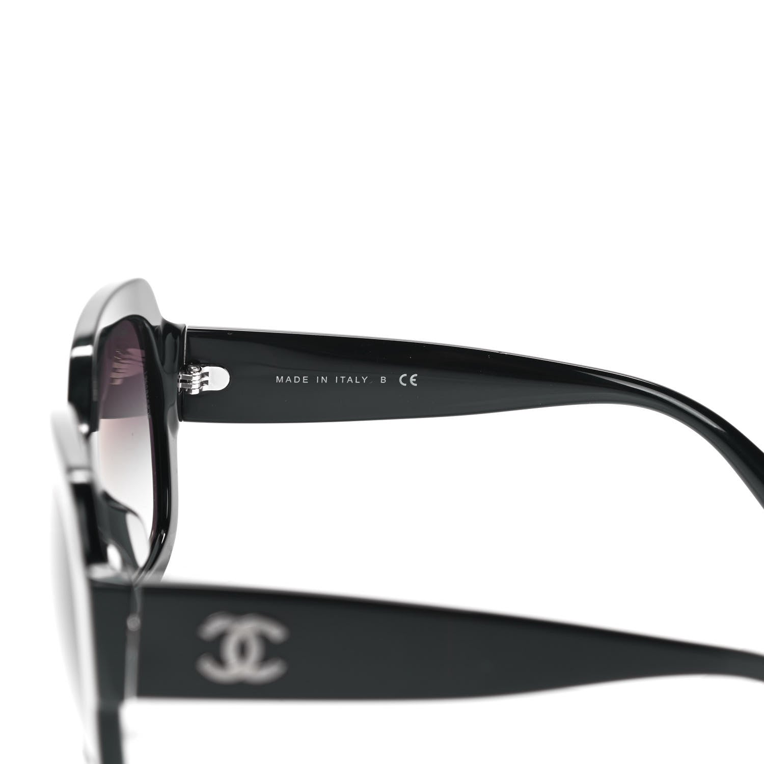 Chanel Acetate CC Sunglasses 5373 Black 5 of 6