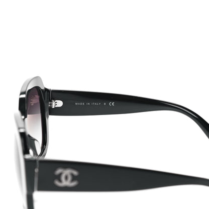 Chanel Acetate CC Sunglasses 5373 Black 5 of 6