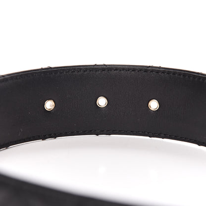 Chanel Lambskin Quilted CC Chain Belt 95 38 Black 8 of 8