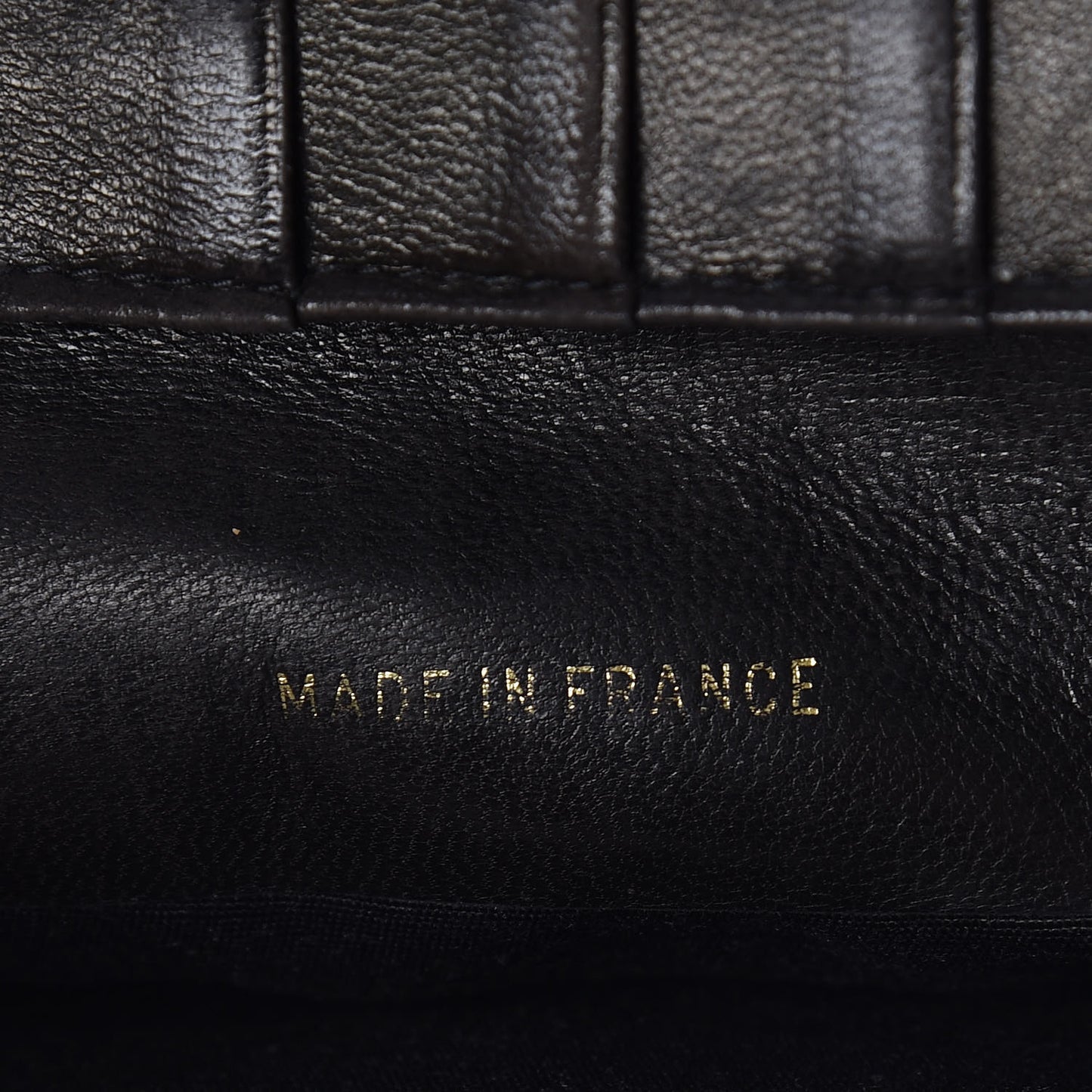 Lambskin Diamond Stitched French Wallet Black