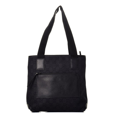 Gucci Monogram Tote Bag Black 1 of 8