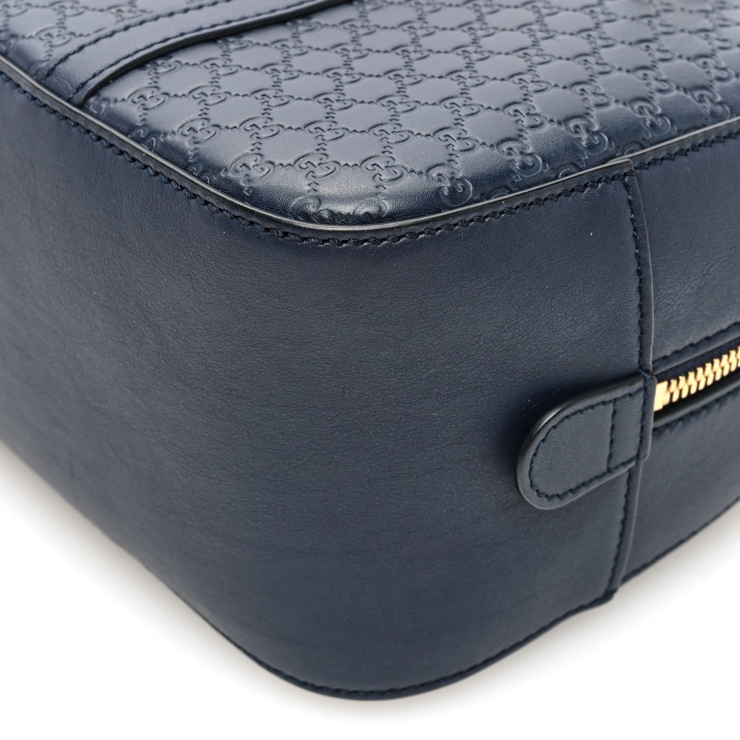 Microguccissima Medium Crossbody Bag Blue
