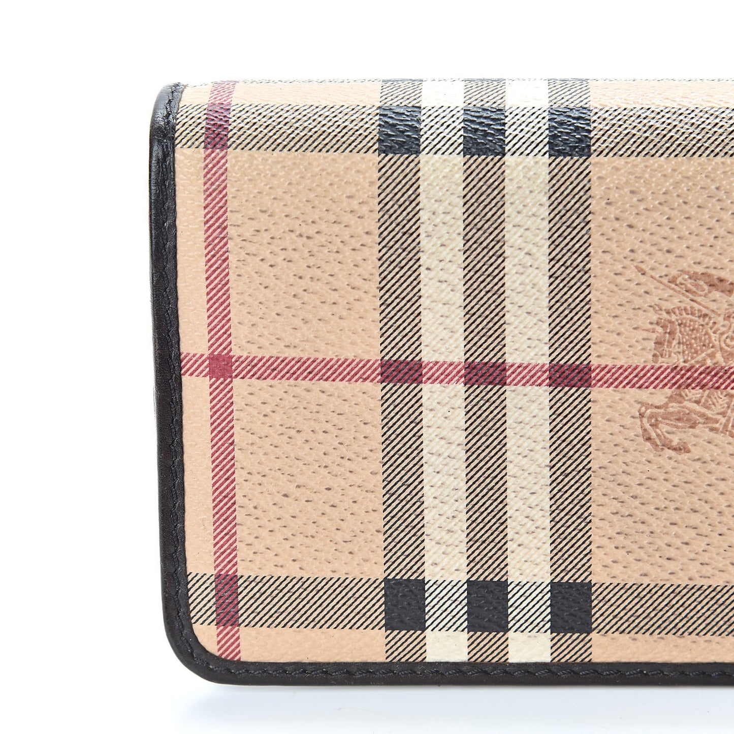 Haymarket Check Penrose Continental Wallet Chocolate