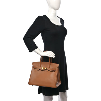 Hermes Courchevel Birkin 30 Gold 2 of 17