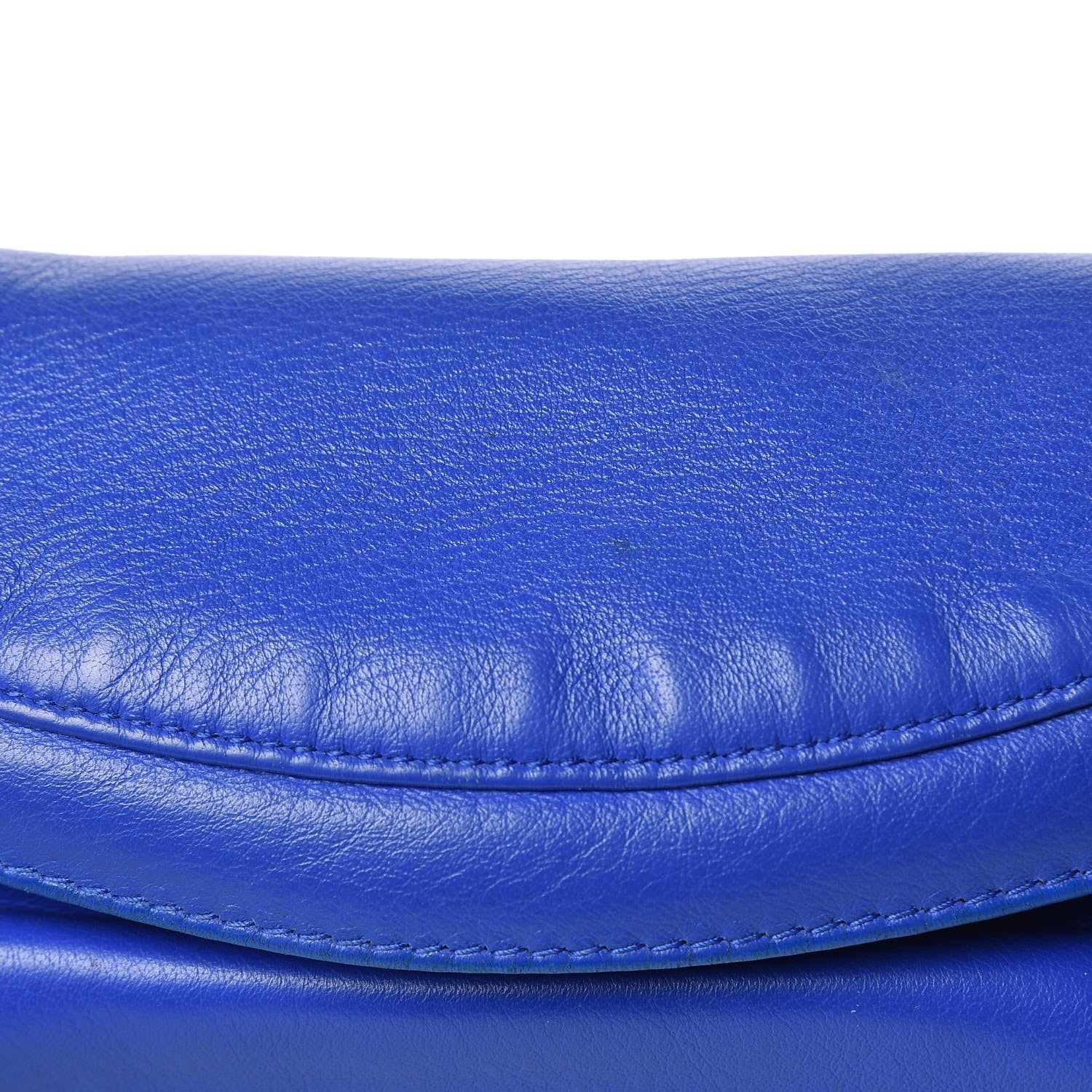 Balenciaga Smooth Calfskin Logo Large Everyday Beltpack Bleu Prim White 12 of 13
