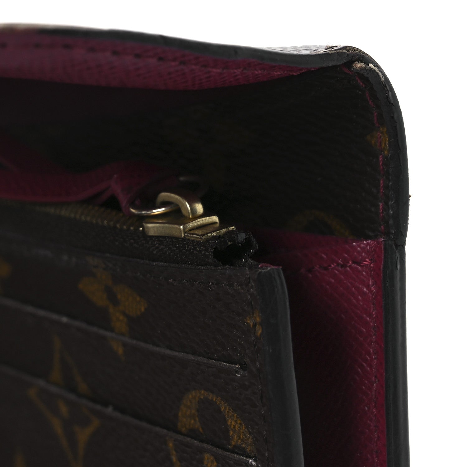 Louis Vuitton Monogram Emilie Wallet Fuchsia 8 of 11