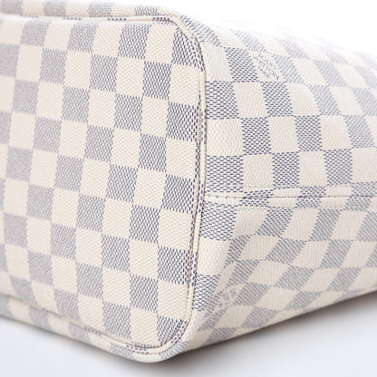 Louis Vuitton Damier Azur Neo Neverfull MM Rose Ballerine 10 of 12