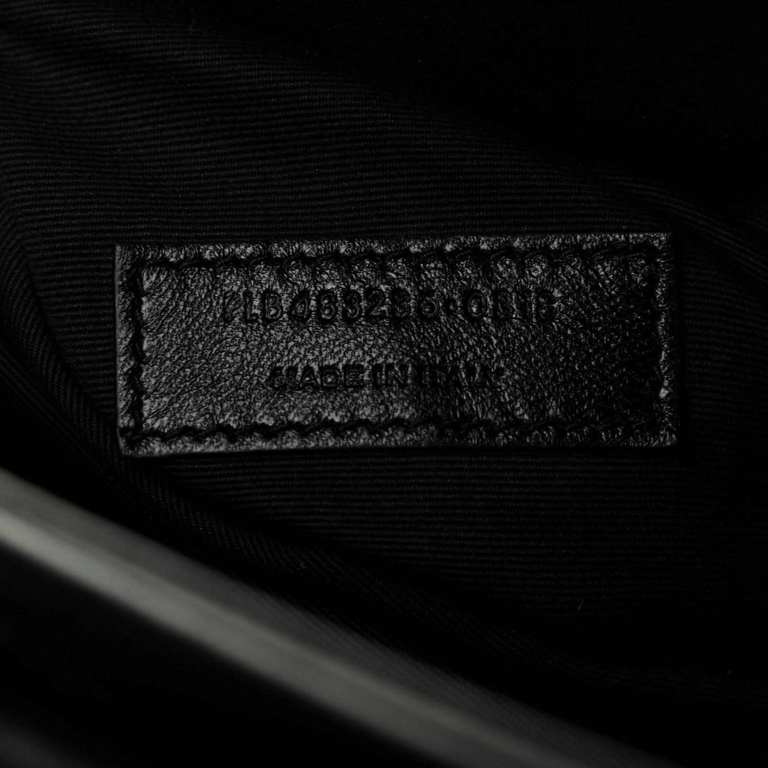 Saint Laurent Calfskin Y Quilted Monogram Loulou Document Holder Black 7 of 7