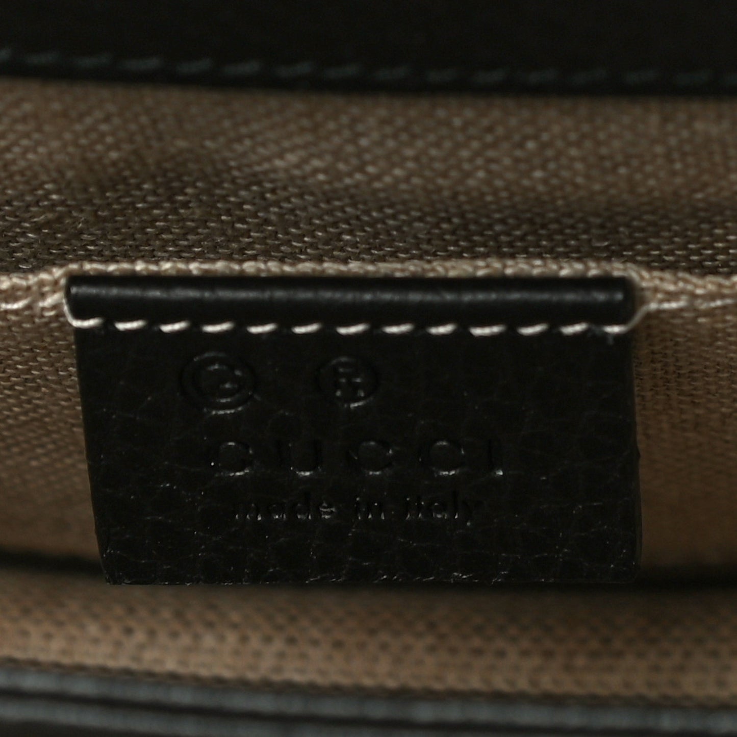 Dollar Calfskin Small Interlocking G Shoulder Bag Black